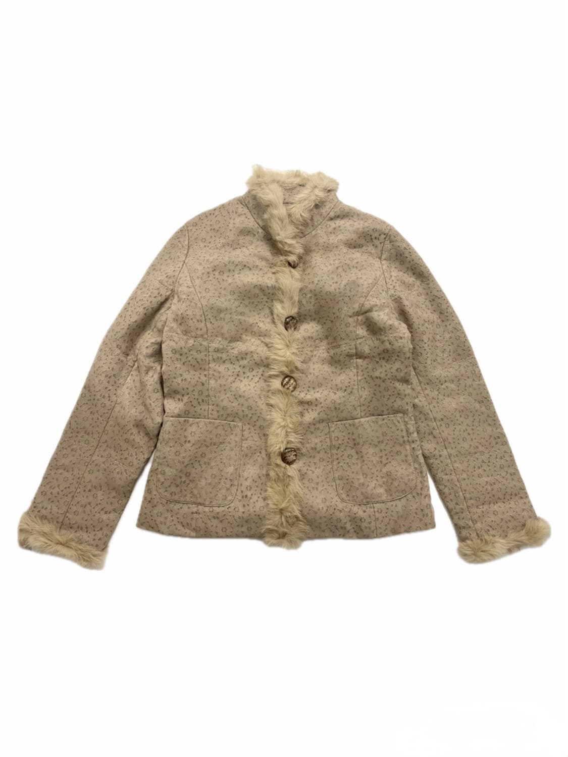 Antique Floral Fur Jacket 상품이미지1