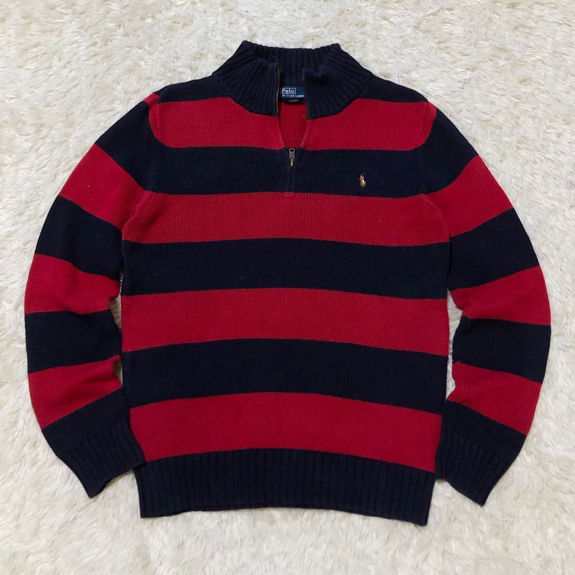 폴로 랄프로렌 단가라 니트 상태굿 상품이미지1