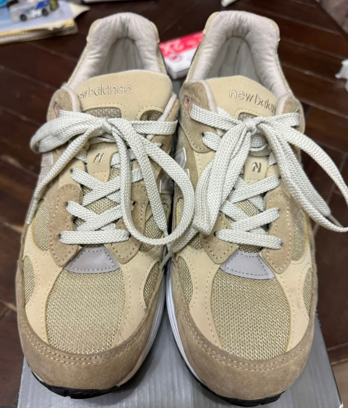  New Balance 992 Made in USA Tan 255 상품이미지2