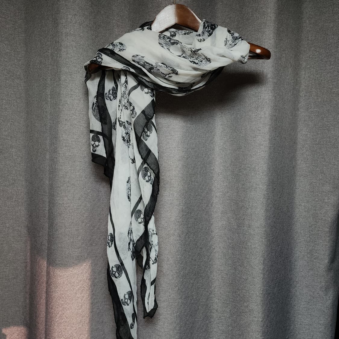 Y2k 펑크 락시크 스컬 머플러 스카프 상품이미지2