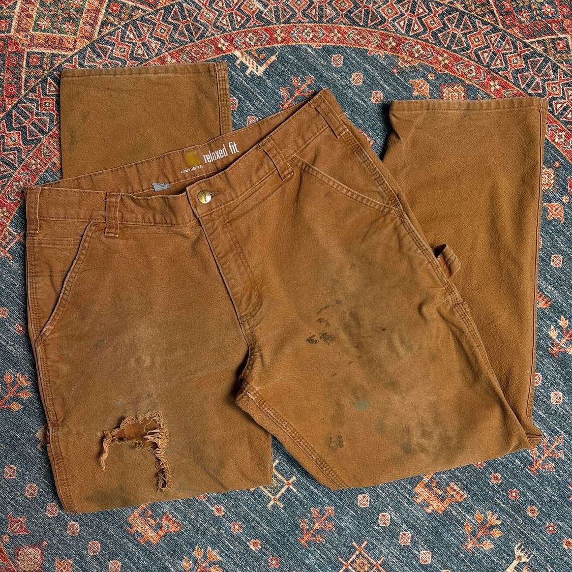 칼하트 싱글니 카펜터팬츠 상품이미지3