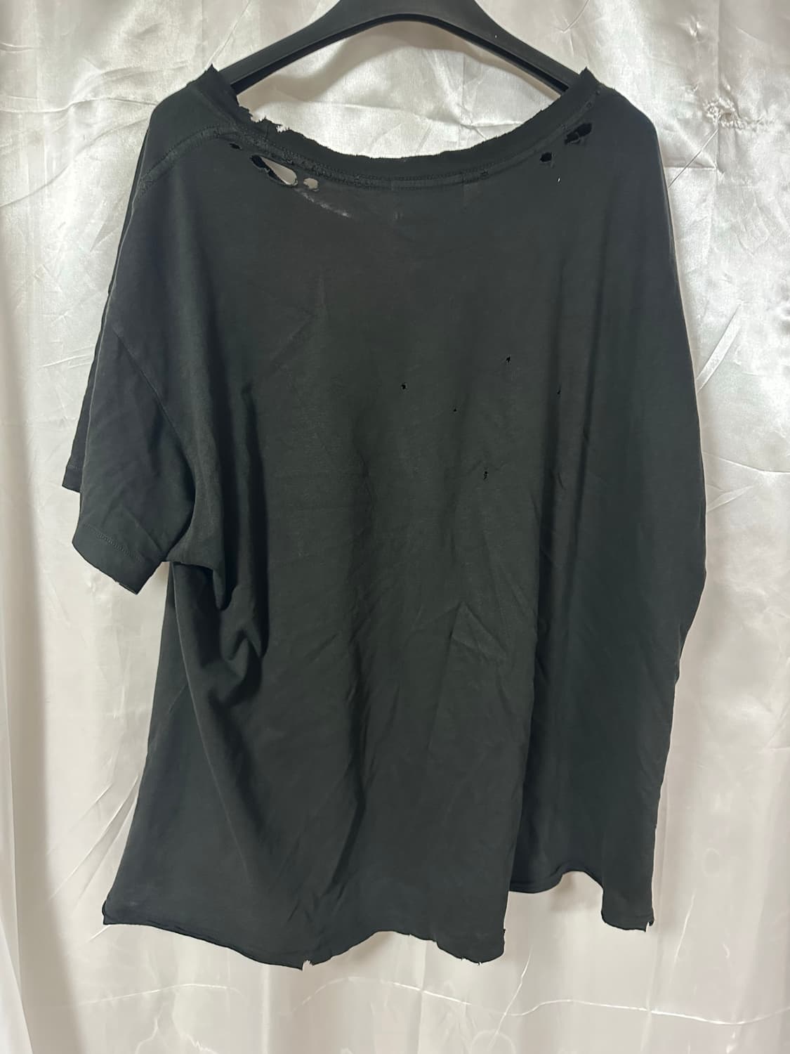 ERD 디스트레스드 로고 티 블랙 상품이미지3