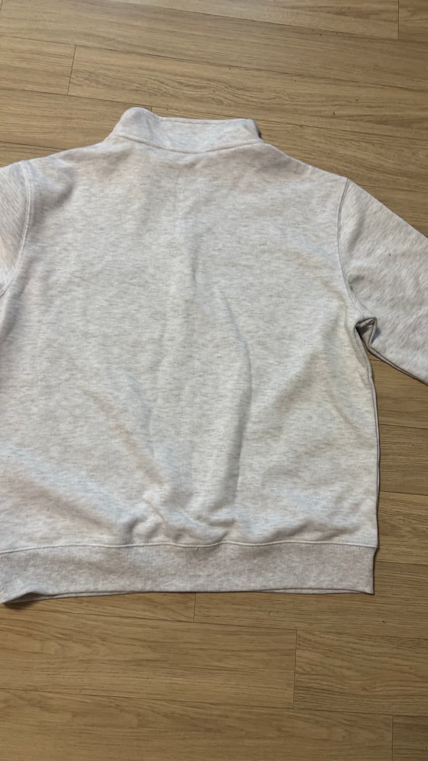 Siero 시에로 오슬로 반집업 맨투맨 XL 그레이 상품이미지6