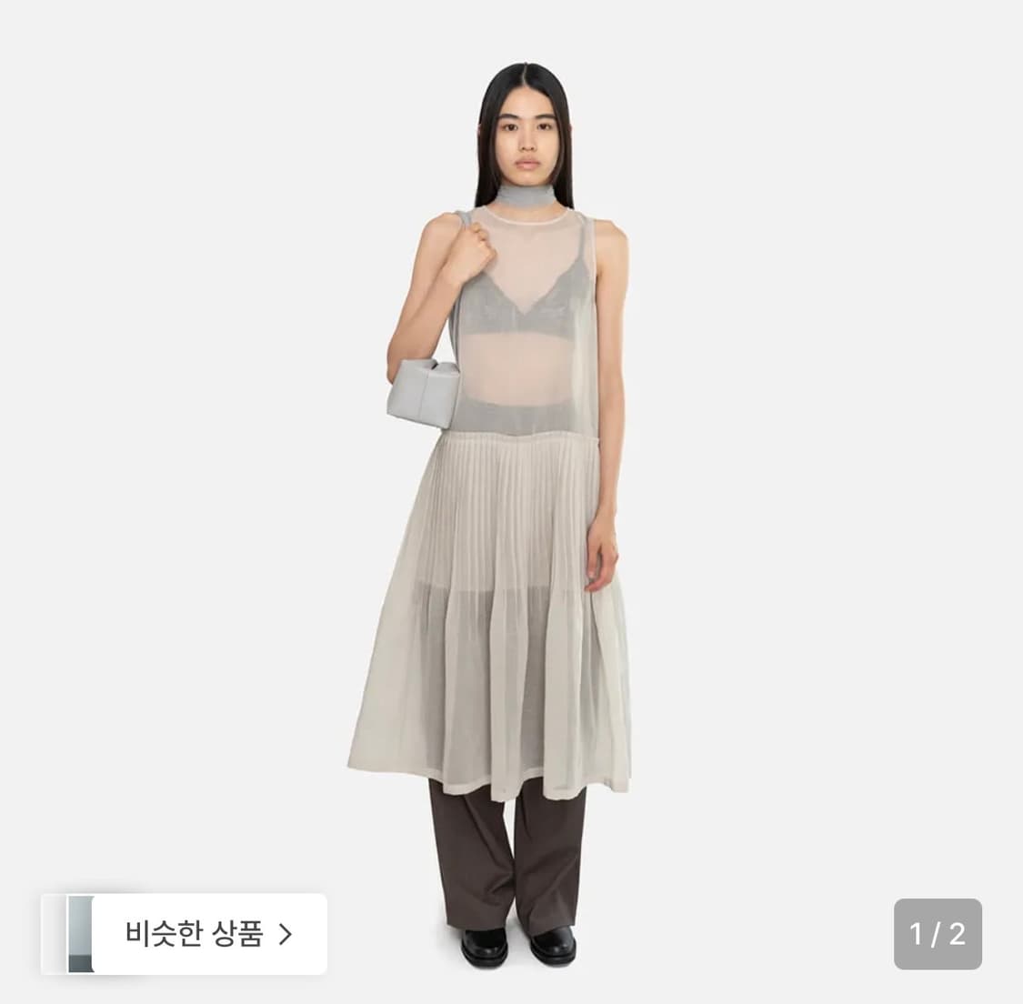 아모멘토 베이지 원피스  상품이미지1