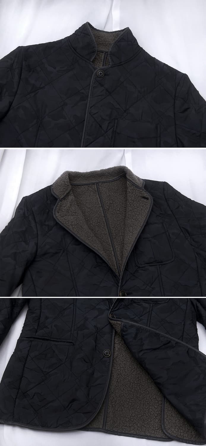 시리즈 (series) 이너울 시어링 카모플라쥬 퀼팅자켓 (95-100) 상품이미지4