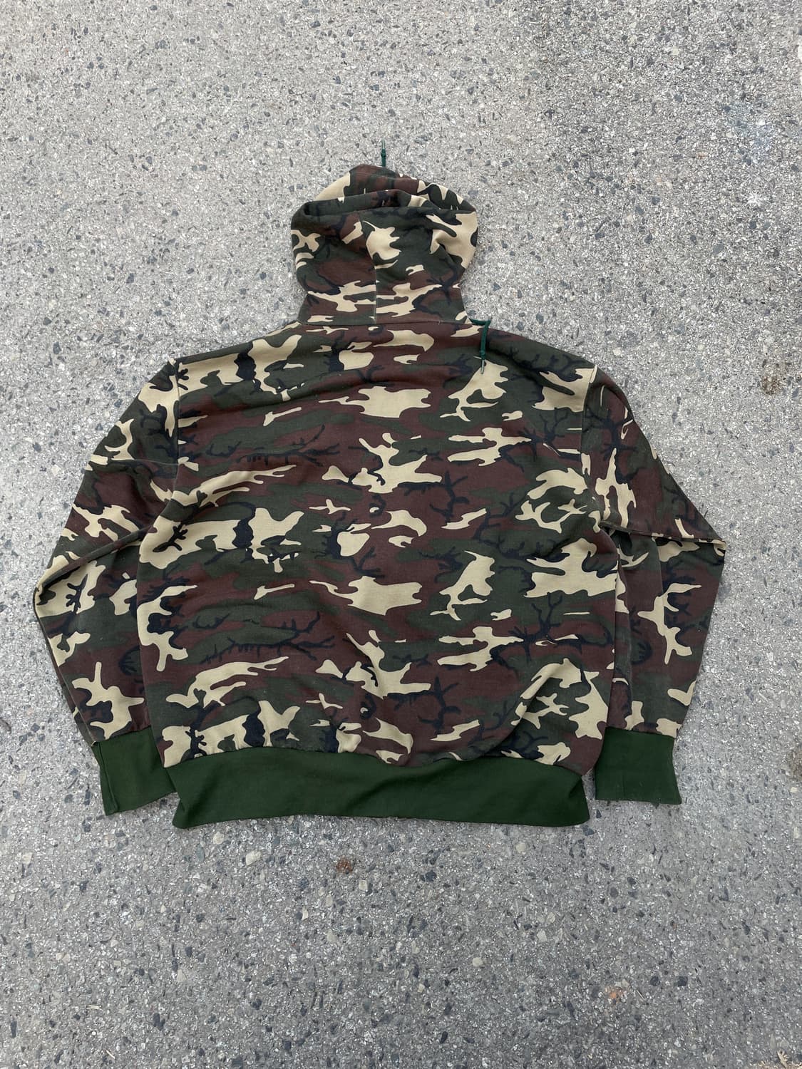 80~90s Camo Thermal Hood Zip(USA Made) 상품이미지8