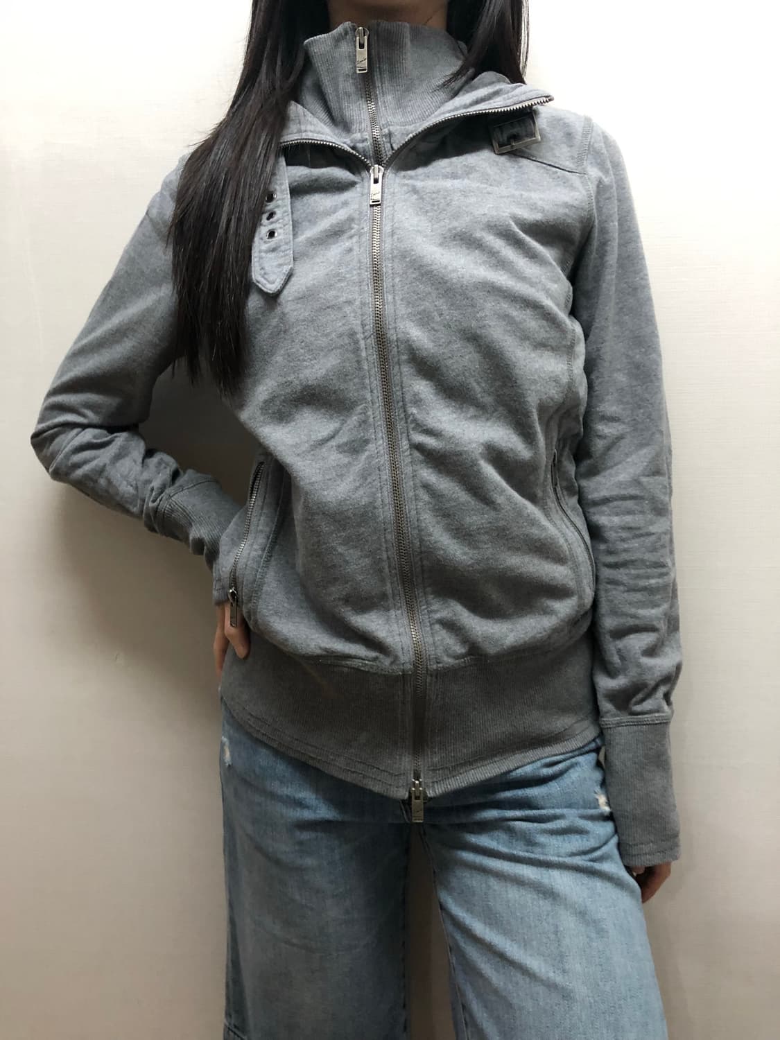 빈티지 리바이스 그레이 펑크 자켓 상품이미지1