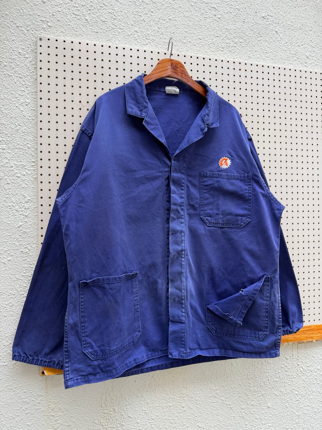 DISTRESSED FADED NAVY ITALIAN 빈티지프렌치워크자켓 상품이미지4