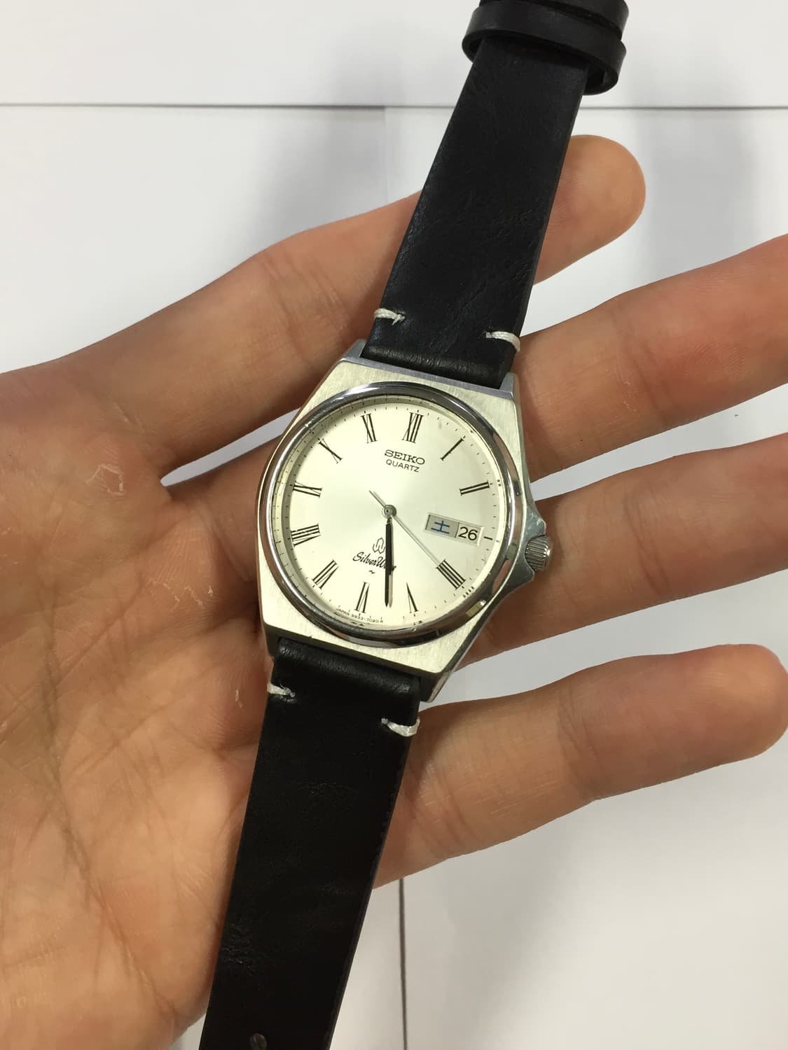 80s seiko silver wave roman index ver.2 상품이미지2