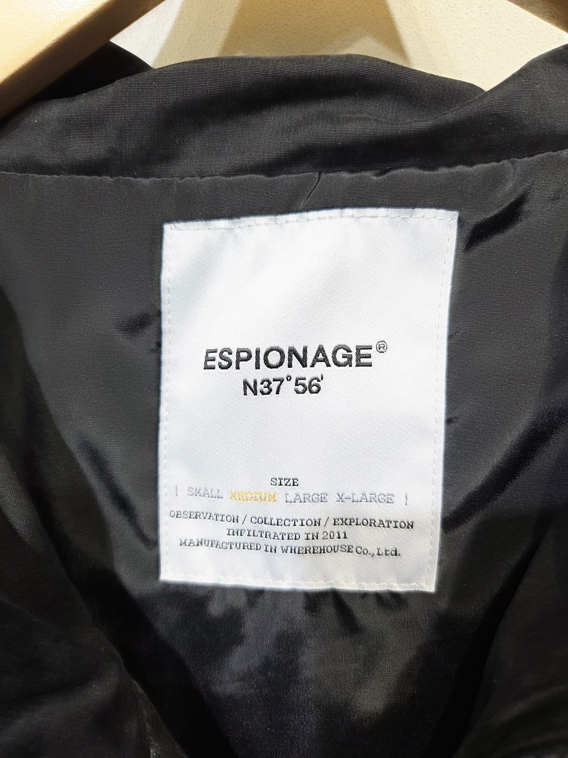 ESPIONAGE DEX ECWCS Parka Black_M 상품이미지8