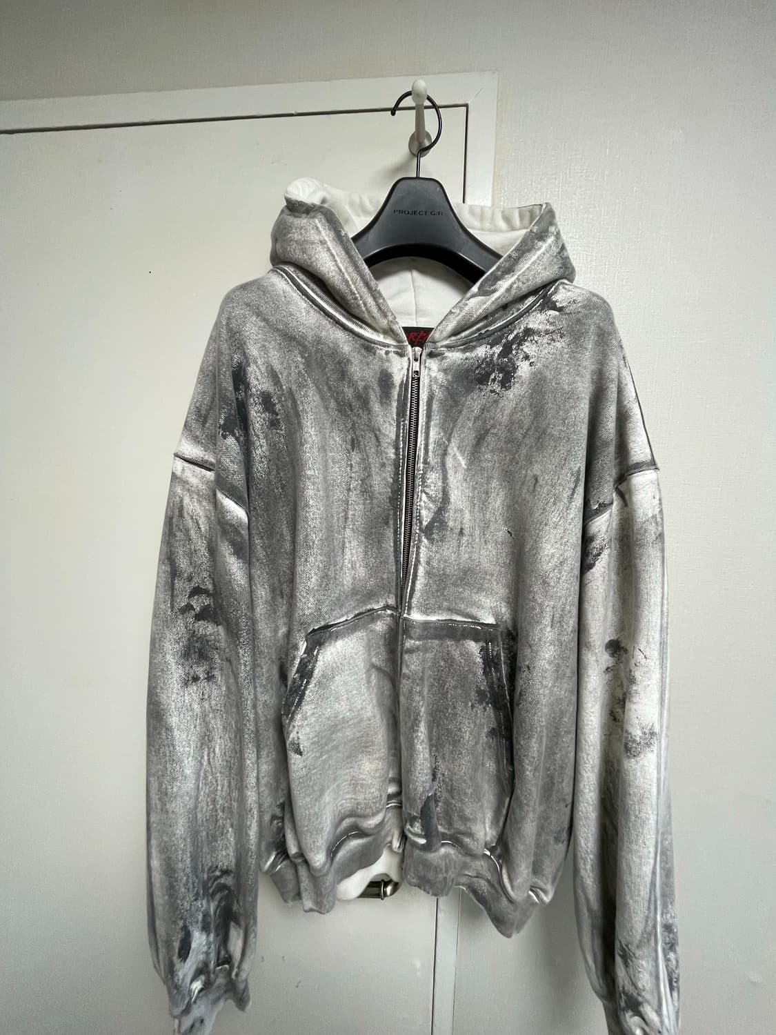 (개꿀매)아워파스 더티 워싱 후드집업 M 사이즈 상품이미지1