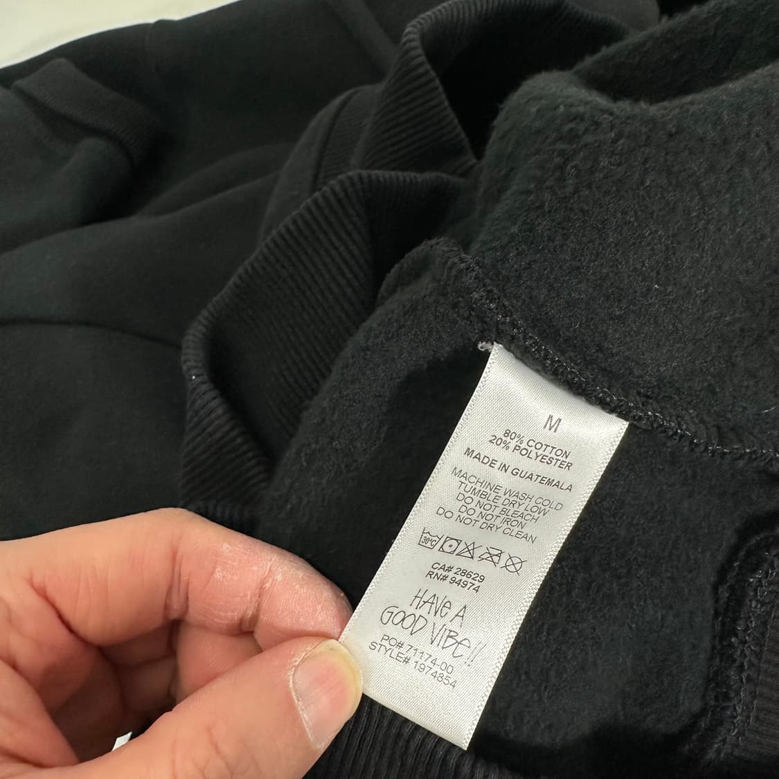 M 스투시 블랙 클로버 후드집업 상품이미지7