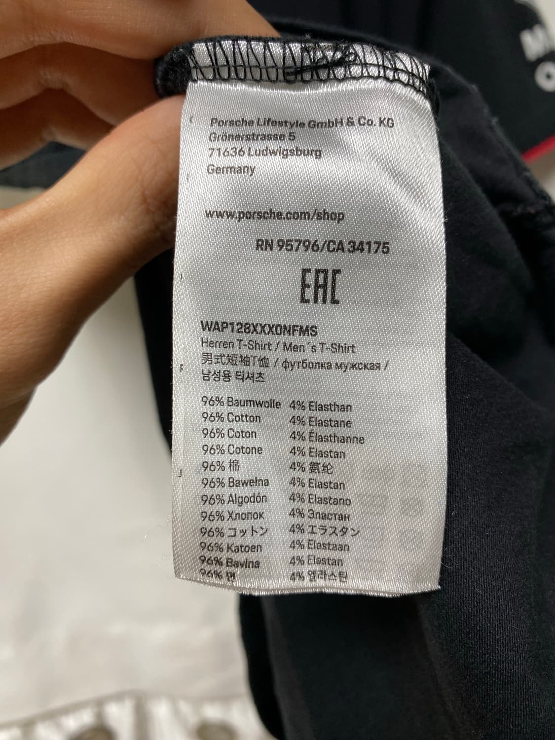 포르쉐 반팔티 M 상품이미지4