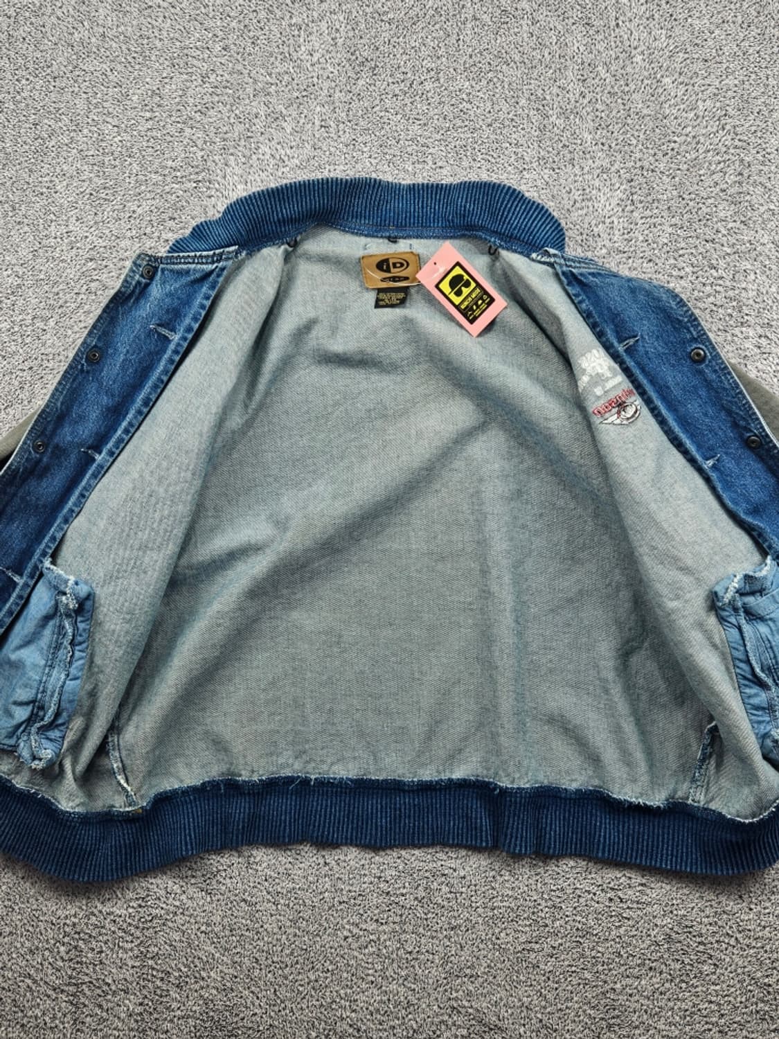 ID WEAR 코튼 데님 바시티 자켓 ( XL ) / 11581 상품이미지10