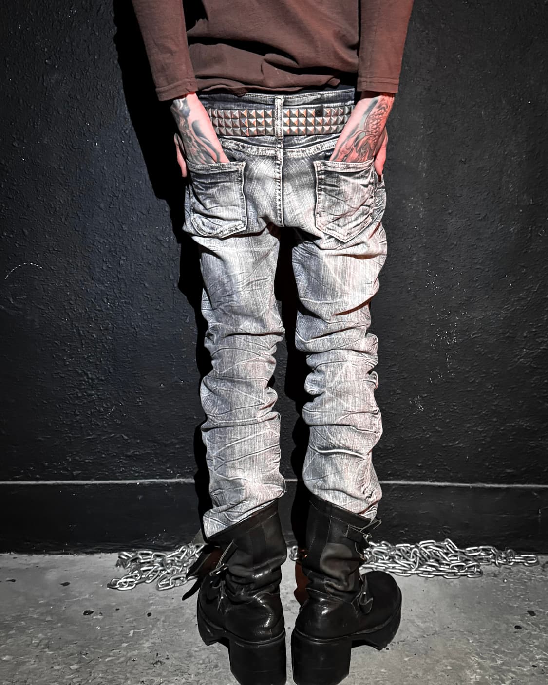 Grey Wash Denim Pants 상품이미지9