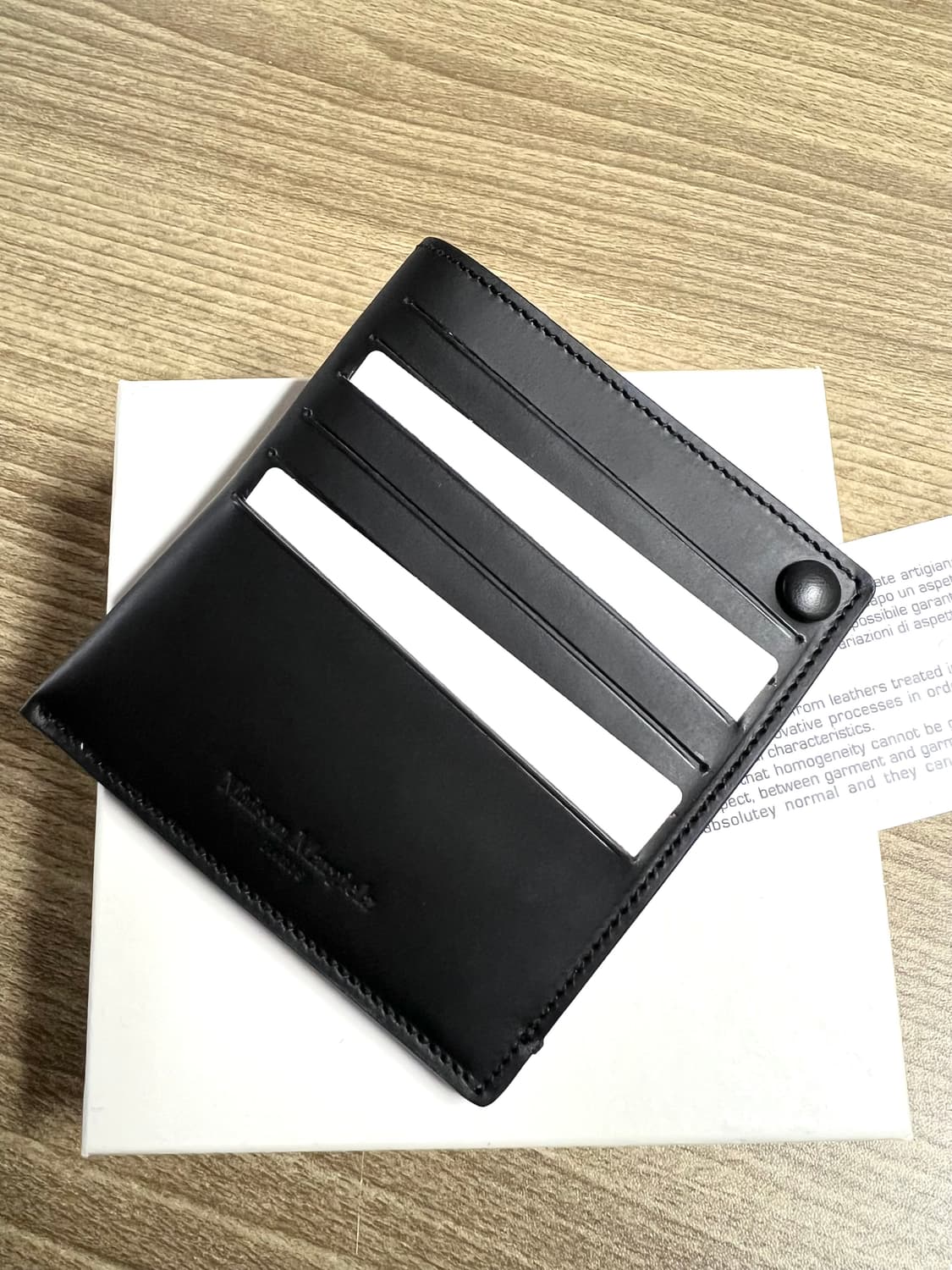 마르지엘라 스티치 카드 홀더 / 지갑 OS 상품이미지4