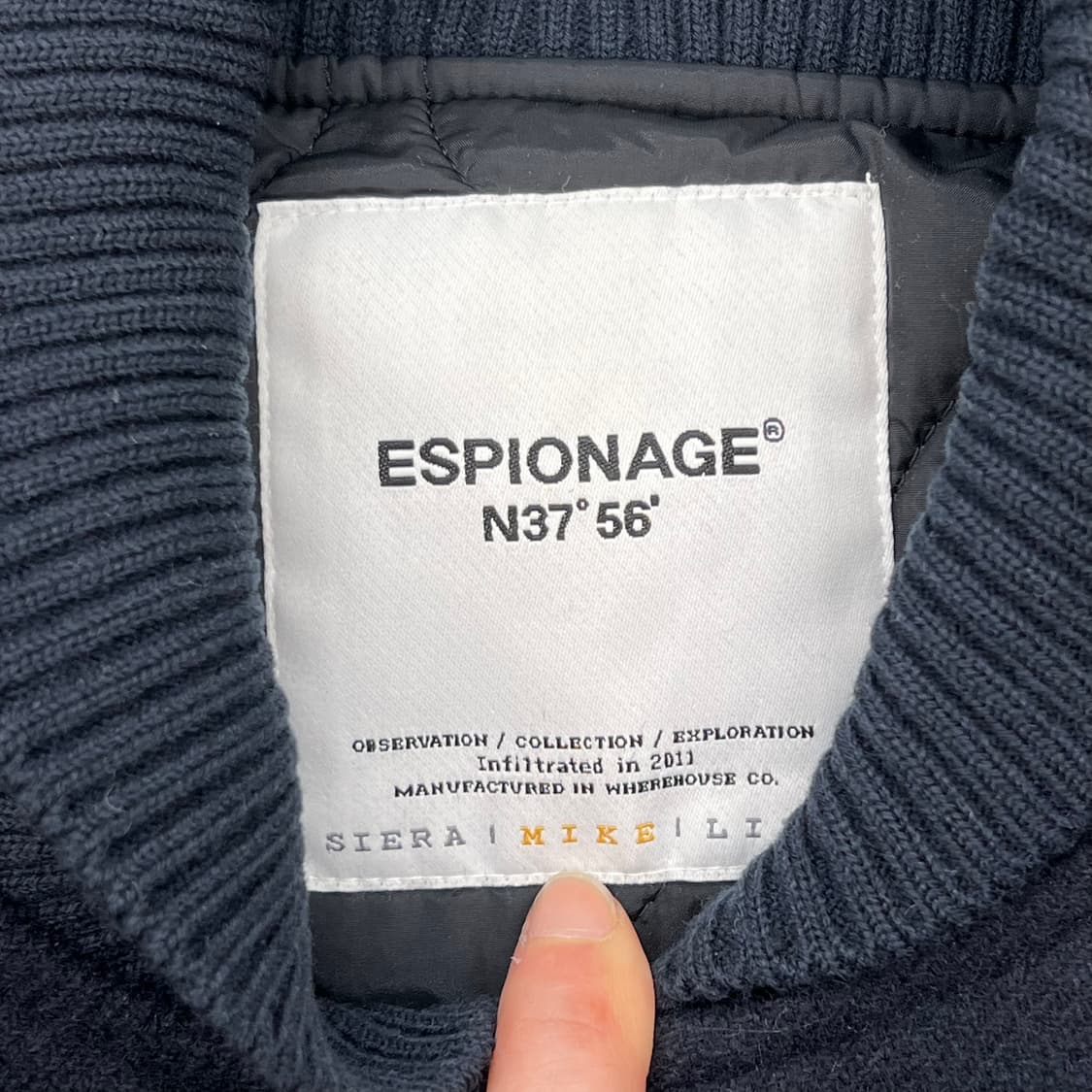 에스피오나지 울 바시티 자켓 r2489 상품이미지7