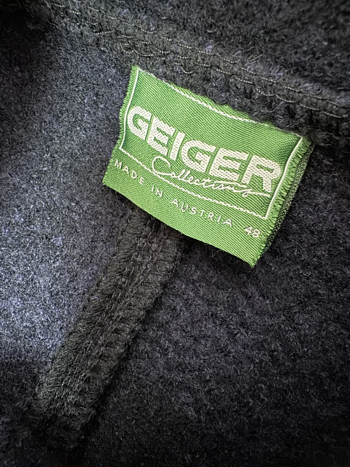 여성 가이거 GEIGER 버진울 하프 코트 자켓 상품이미지3