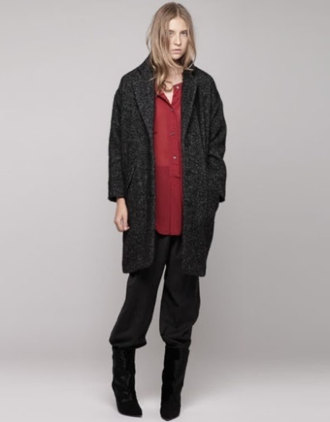 이자벨마랑 알파카 코트 상품이미지5