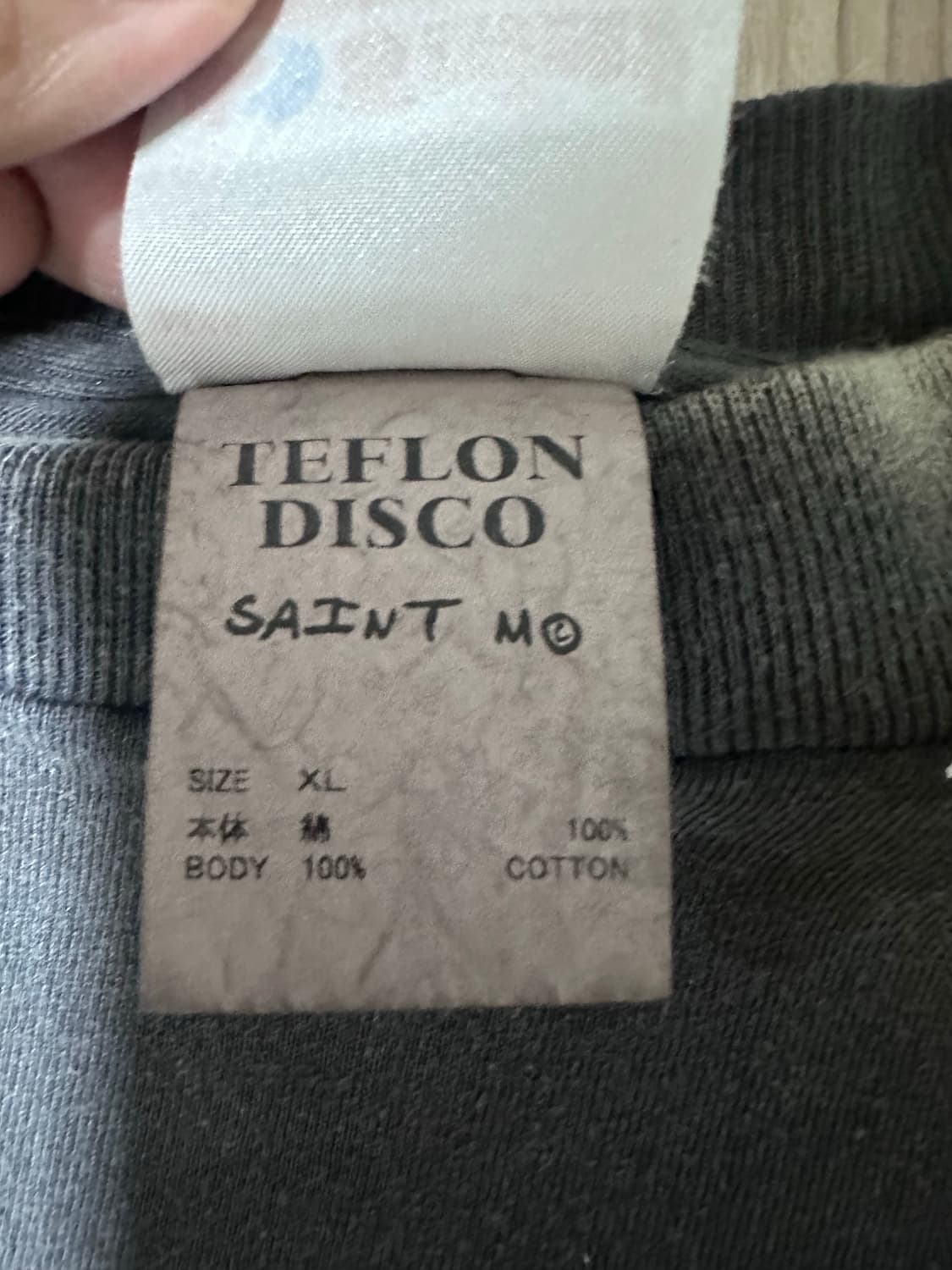 세인트 마이클 x 테플론 디스코 인세니티 마일스 라살 롱슬리브 티셔츠 상품이미지6