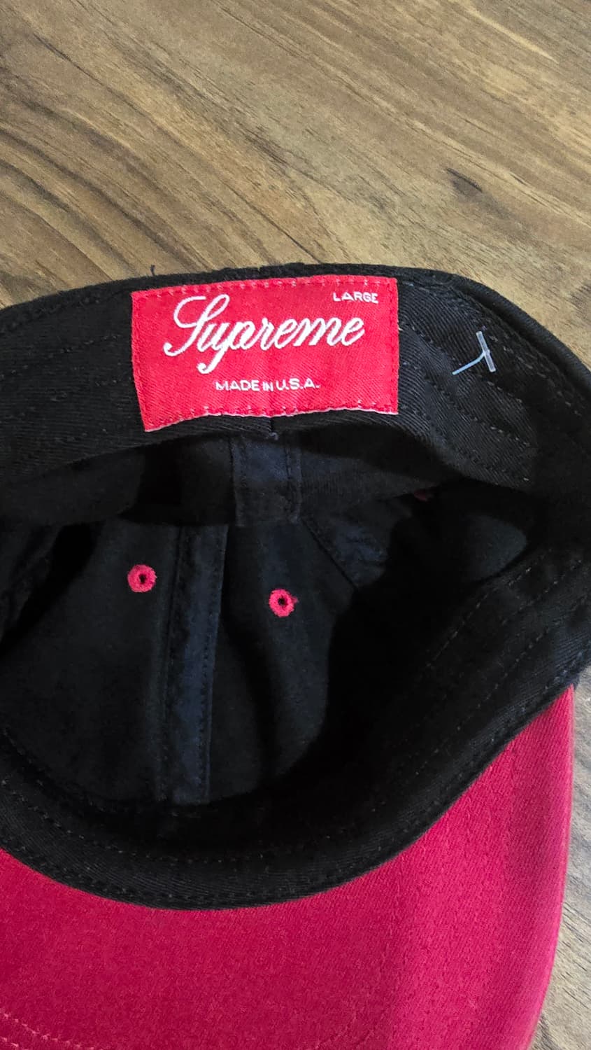 슈프림 트레셔 6패널 캡 블랙 21FW 상품이미지4