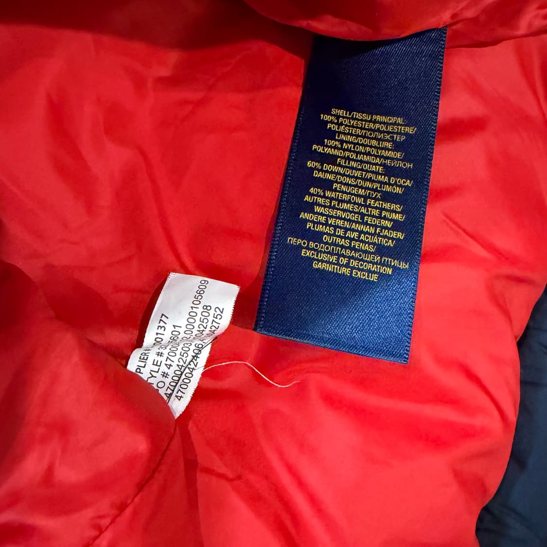 폴로 랄프로렌 미니포니 네이비 후드 패딩 상품이미지5