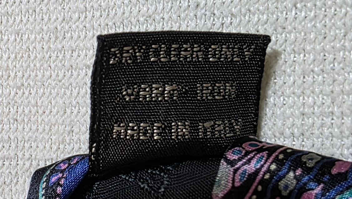 [GIVENCHY] 지방시 젠틀맨 실크 100% 페이즐리 넥타이 상품이미지8