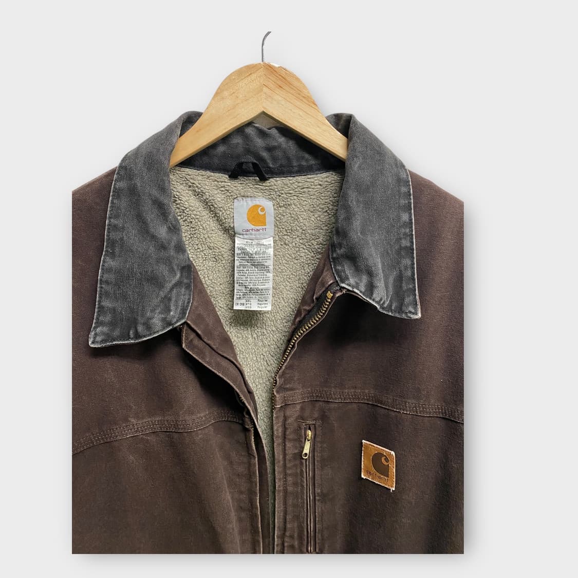 칼하트 쉐르파 샌드스톤 브라운 점퍼 L-3XL  상품이미지4