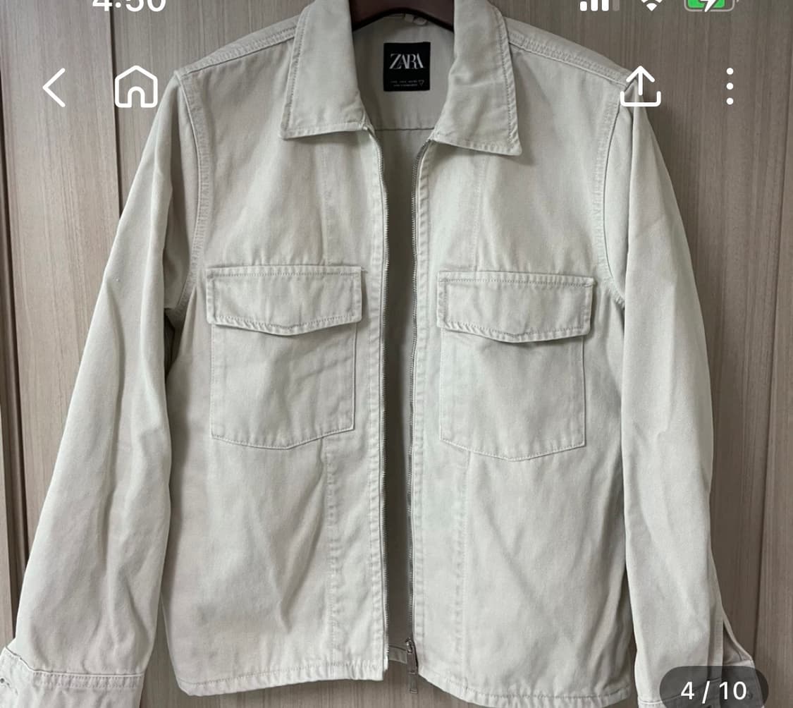 자라 흰색 자켓 L 상품이미지1