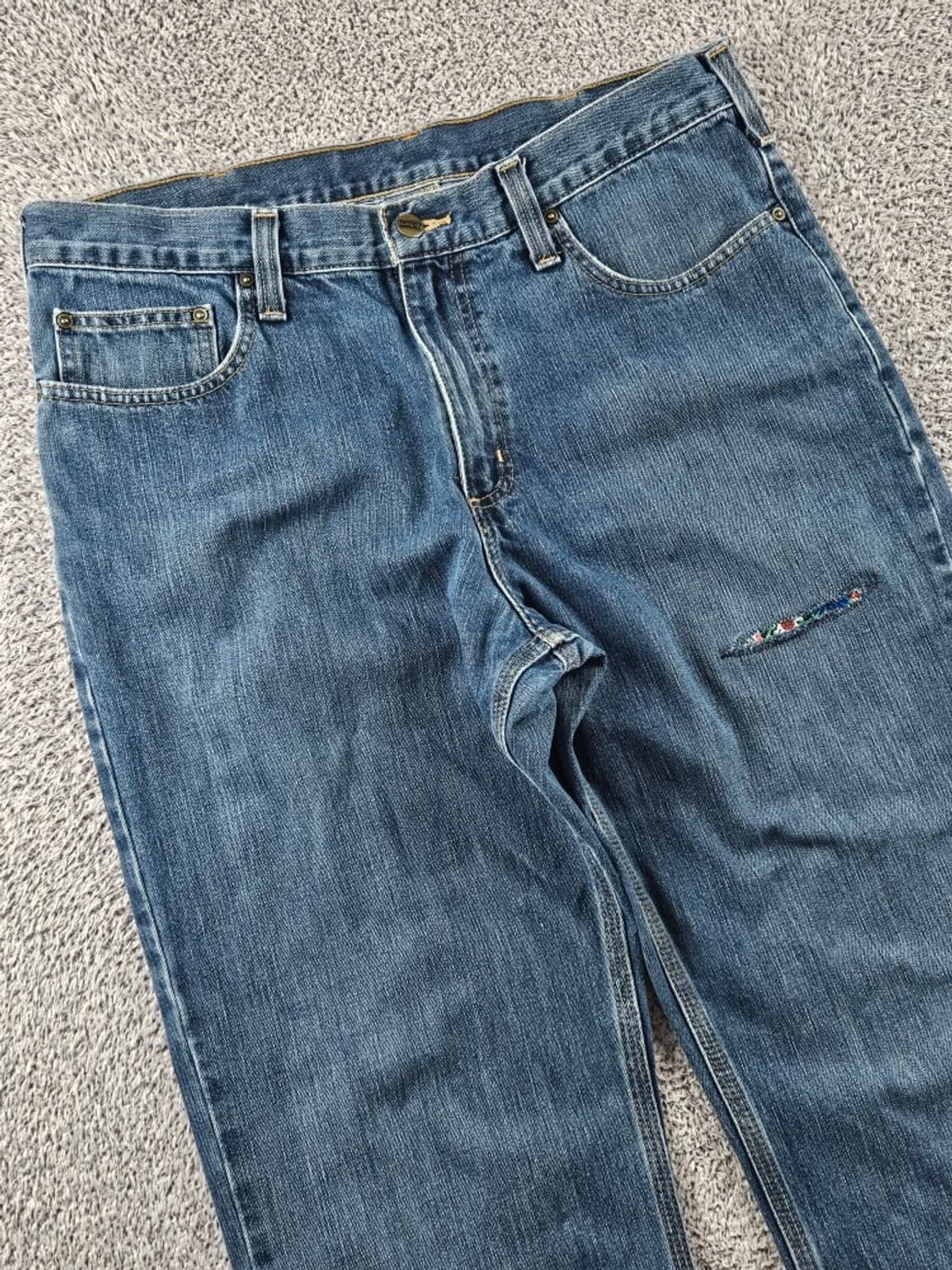 칼하트 리페어 커스텀 데님 워크 팬츠 ( 36X32추정 ) / 11051 상품이미지5