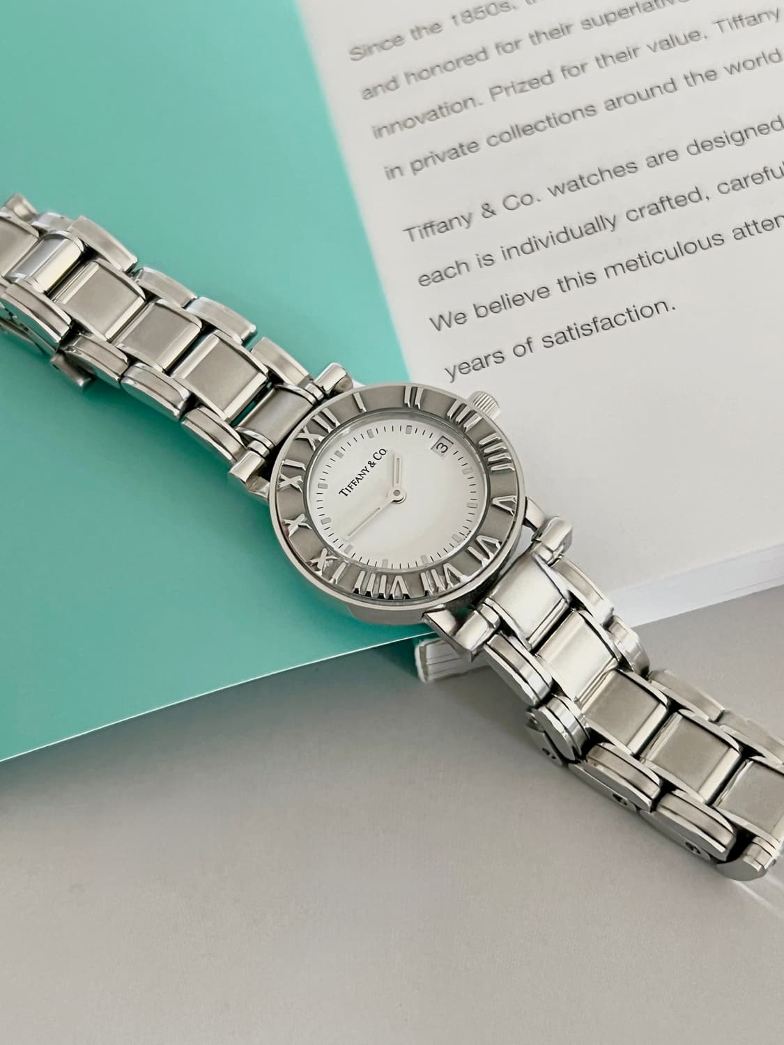 Tiffany & Co. 티파니 앤 코 아틀라스 스틸 브레이슬릿 시계  상품이미지5