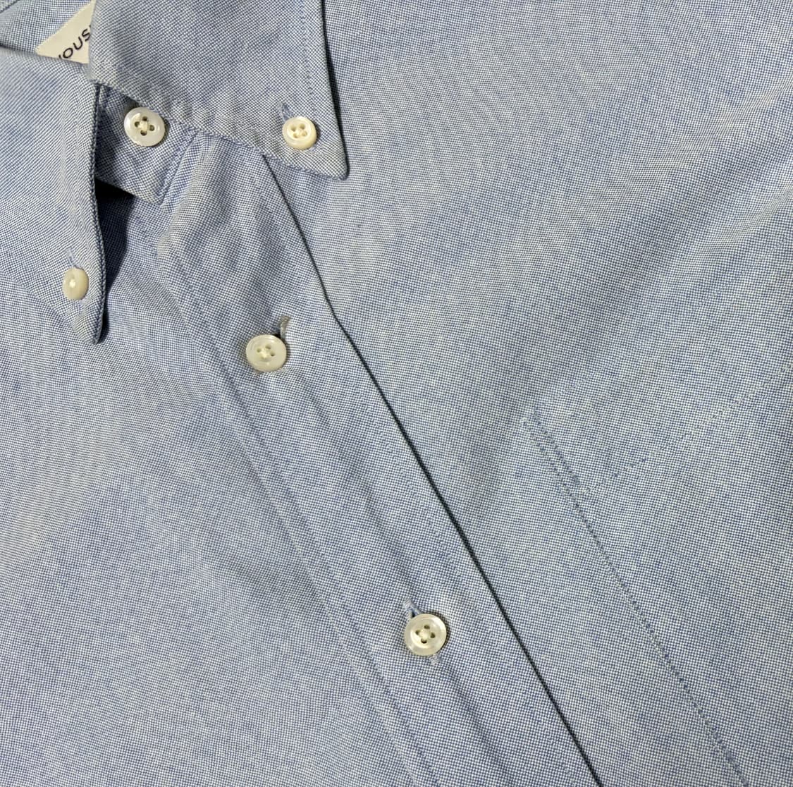 하우스오브그레이 블루 옥스퍼드셔츠 M 상품이미지3