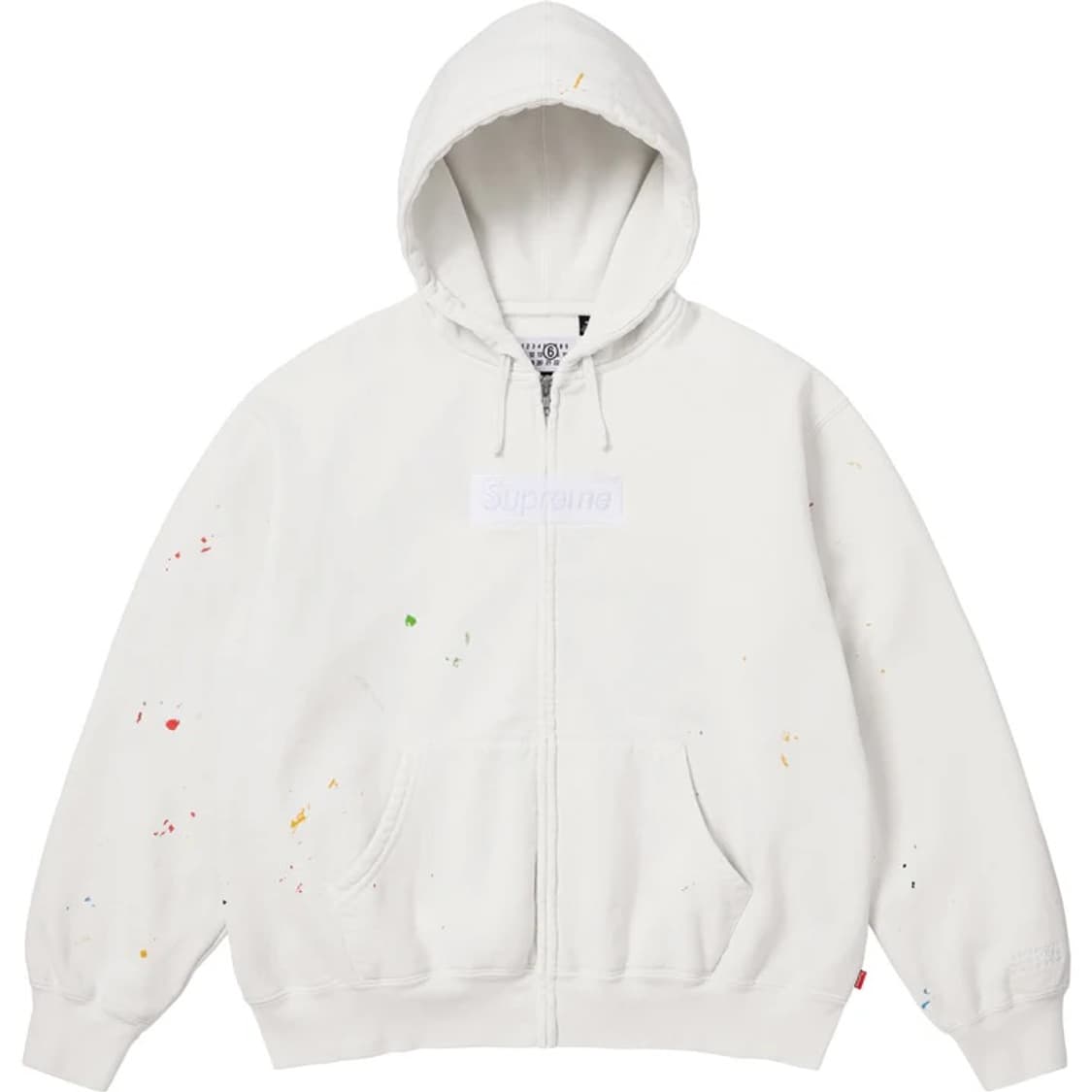 [S] 슈프림 마르지엘라 박스로고 후디풀집 화이트 상품이미지1