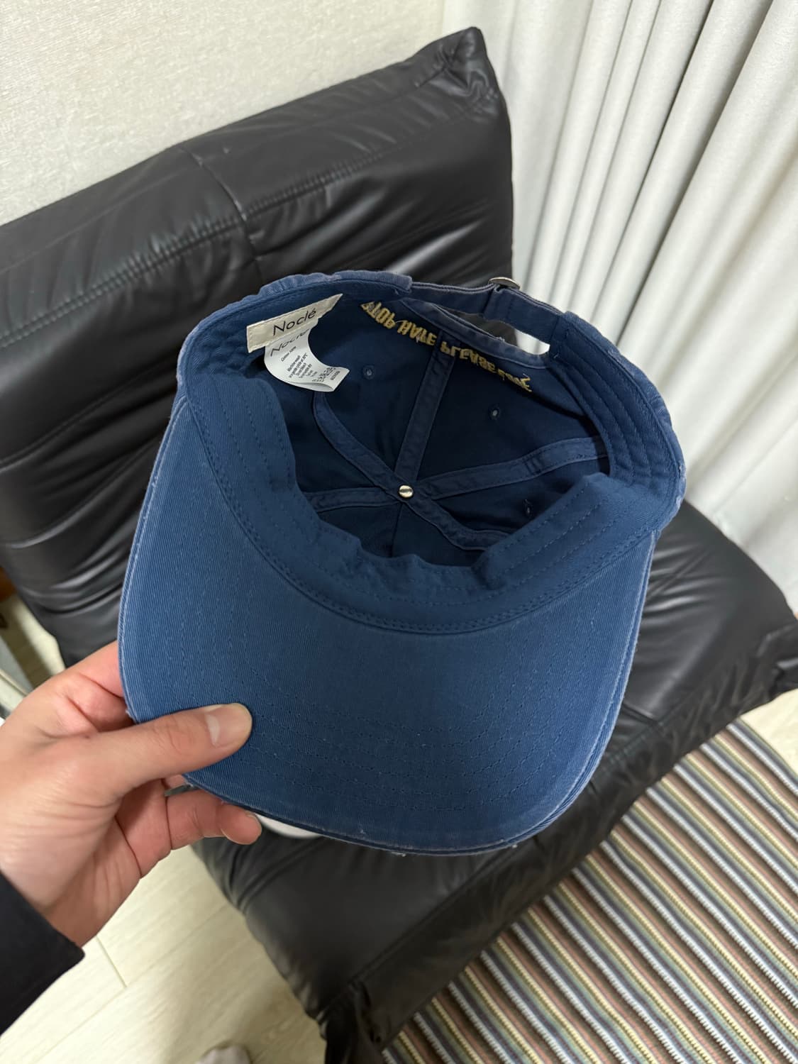 노클 nocle 볼캡 블루 상품이미지2