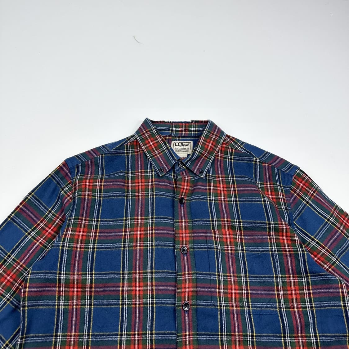 엘엘빈 L.L.Bean 레트로 포켓 체크 셔츠 (실측 L) 상품이미지1