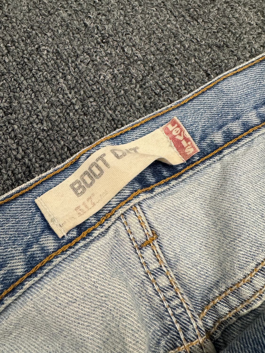35)리바이스 517 빈티지 연청 부츠컷 데님팬츠 상품이미지6