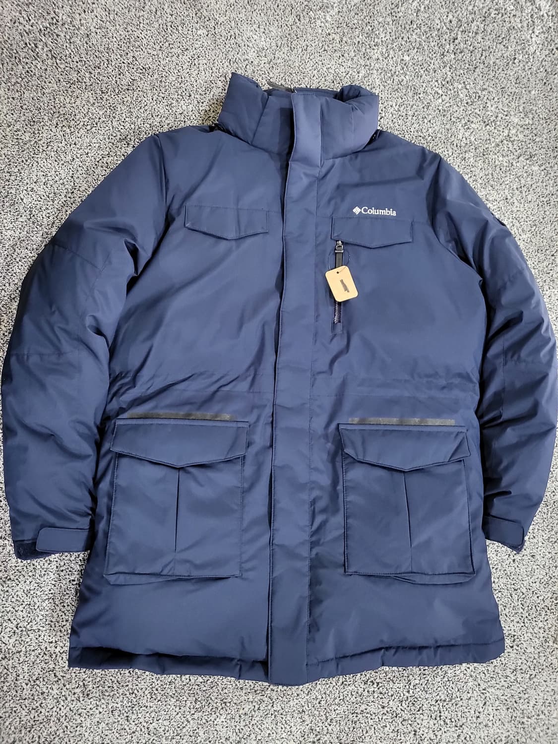 컬럼비아 네이비 패딩 점퍼 상품이미지1