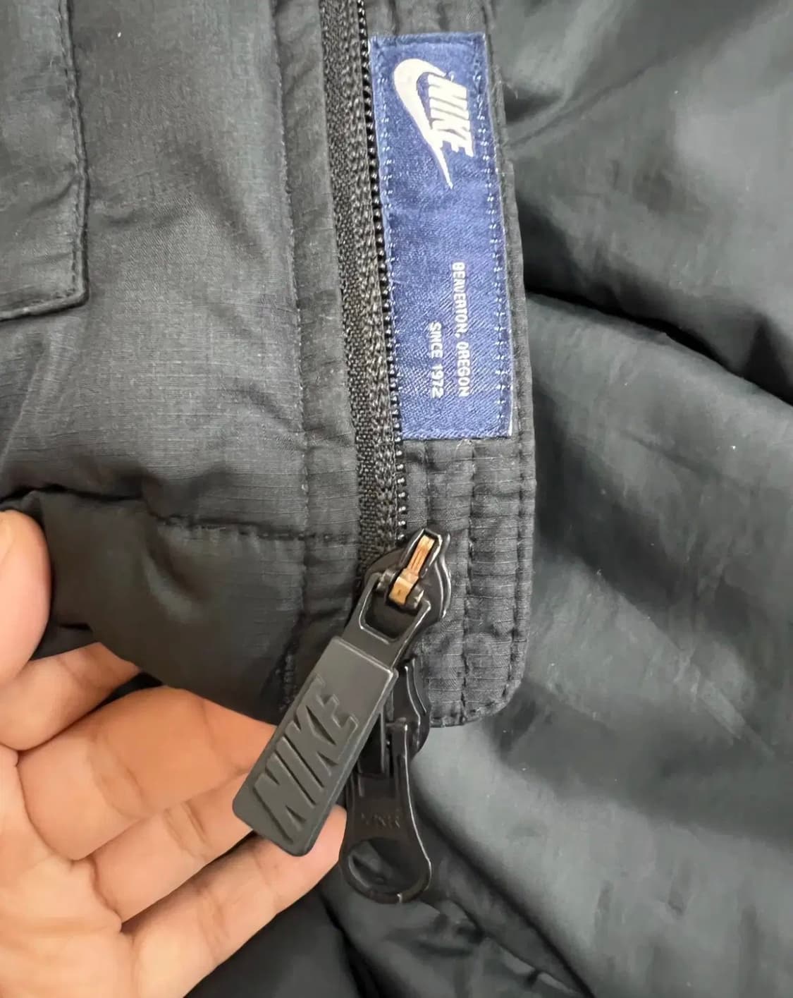 나이키 남성 블랙 덕다운패딩점퍼 상품이미지6