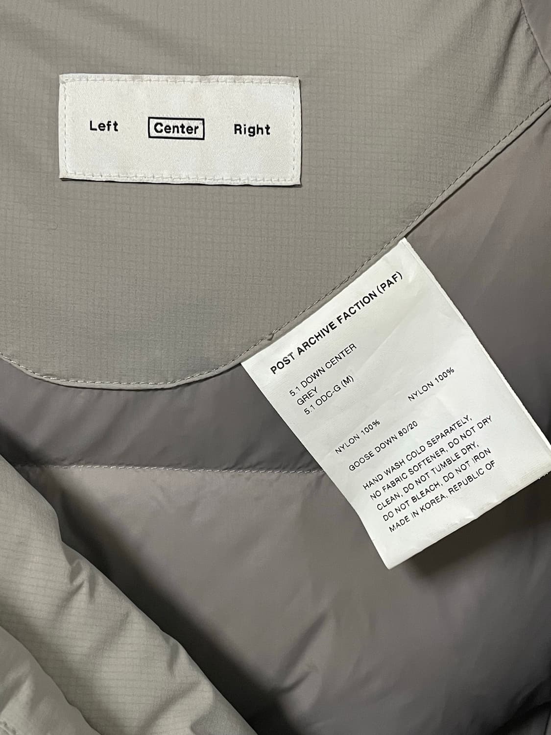 Post Archive  Faction 5.1 down center 상품이미지6