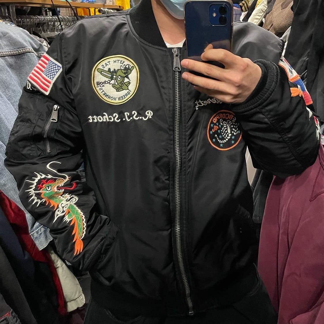 Schott NYC 항공점퍼 상품이미지2
