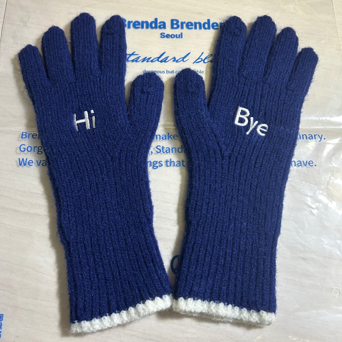 브렌다브렌든 hi bye 장갑 상품이미지2