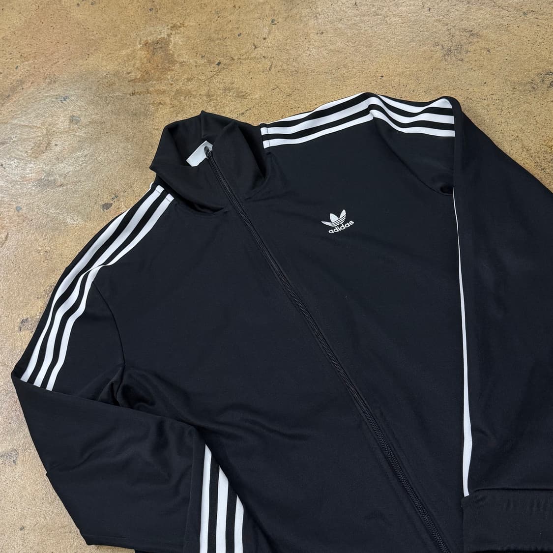 [정품/2XL] 아디다스 검흰 버켄바우어 삼선 트랙탑 블랙 져지 b14 상품이미지1