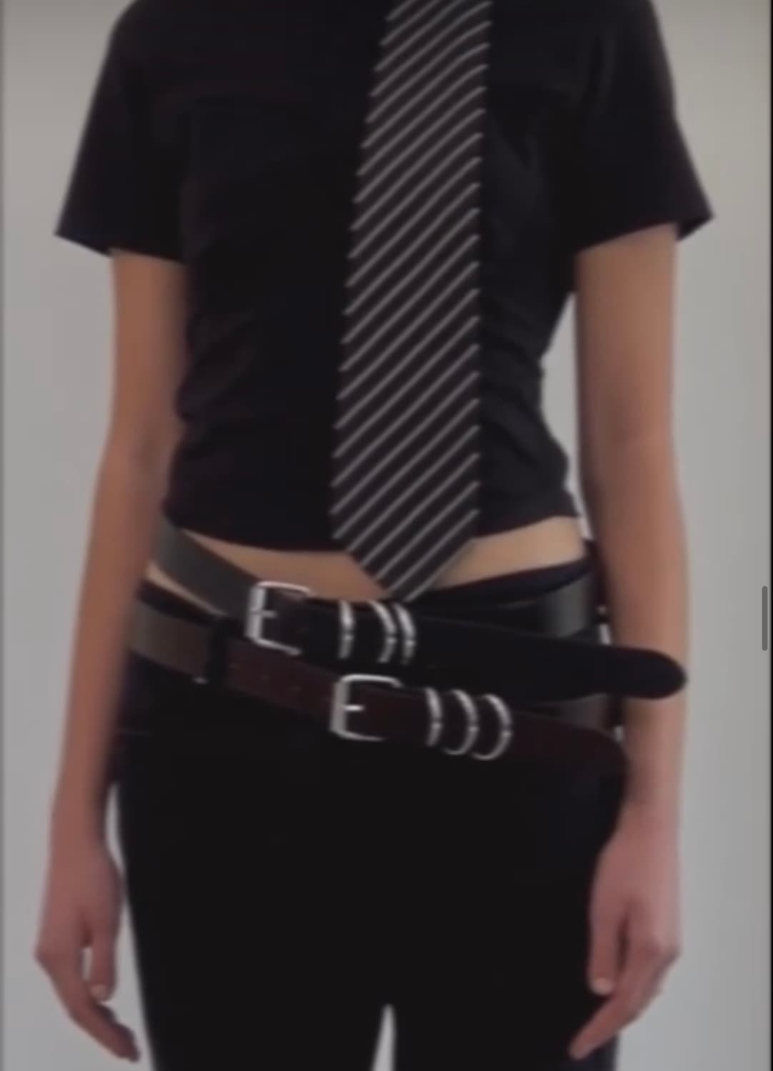 LCDC 블랙 가죽 벨트 (Free) 상품이미지2