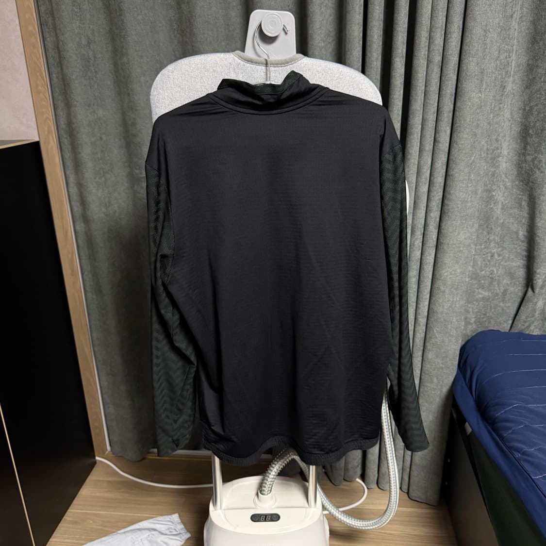 (런닝의맛)나이키 xl 드라이핏 하프집업 블랙  상품이미지4