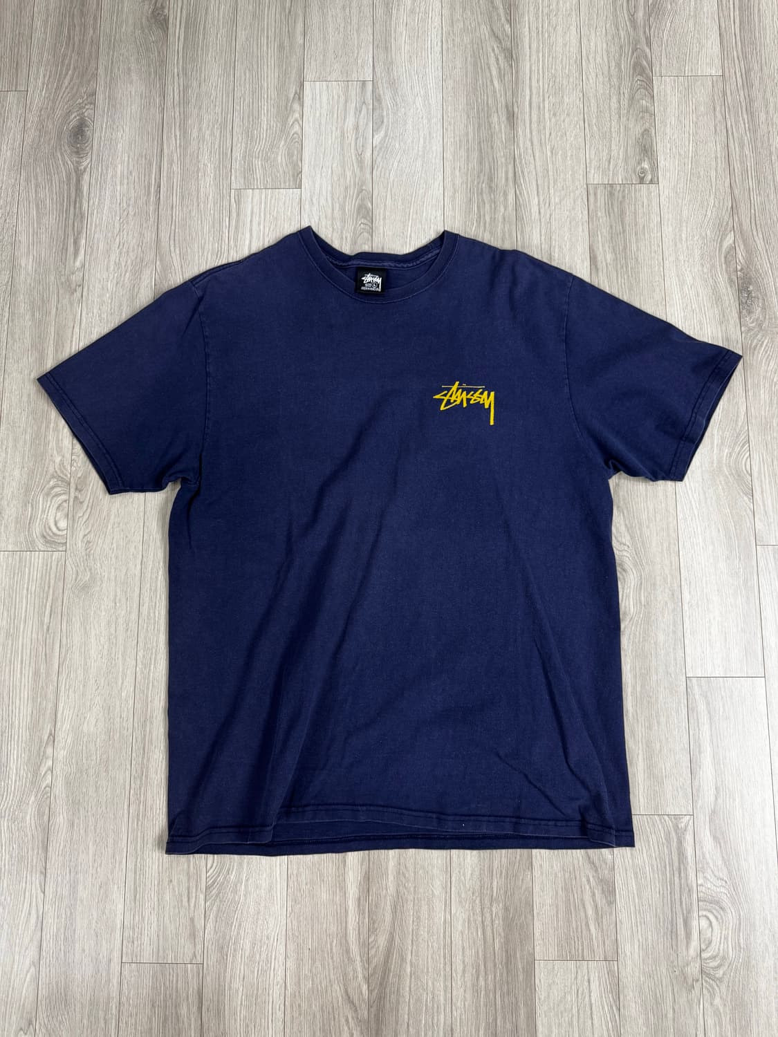 스투시 이스트 라이언 반팔 티셔츠 네이비 상품이미지6