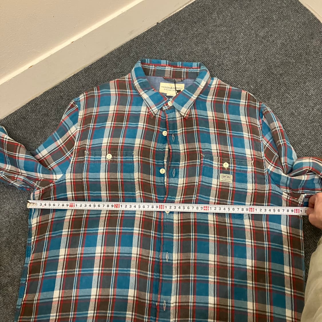 N8 폴로 데님앤서플라이 체크셔츠 상품이미지5