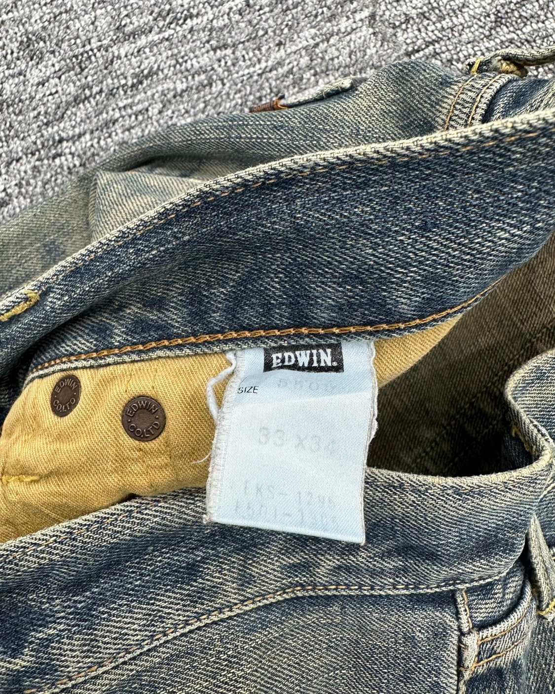  (허단44)90'S 에드윈 셀비지 505X-M1514 상품이미지4