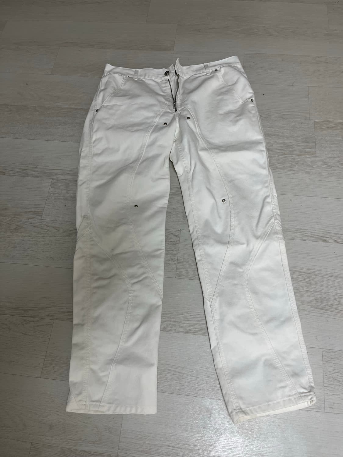 51퍼센트 / 터널 라이닝 데님 청바지 / 화이트 / L 상품이미지6