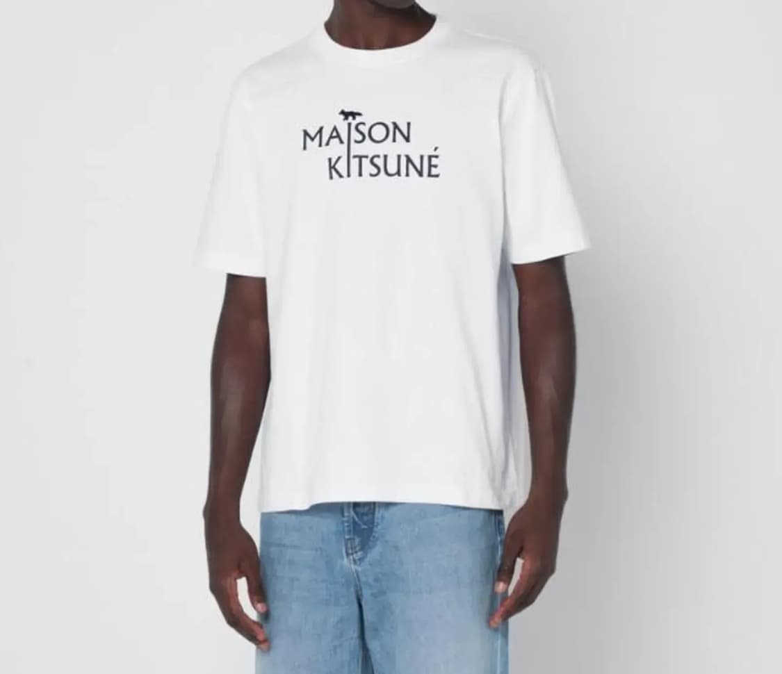 (새상품/정품)메종키츠네 로고 반팔티 L 상품이미지3