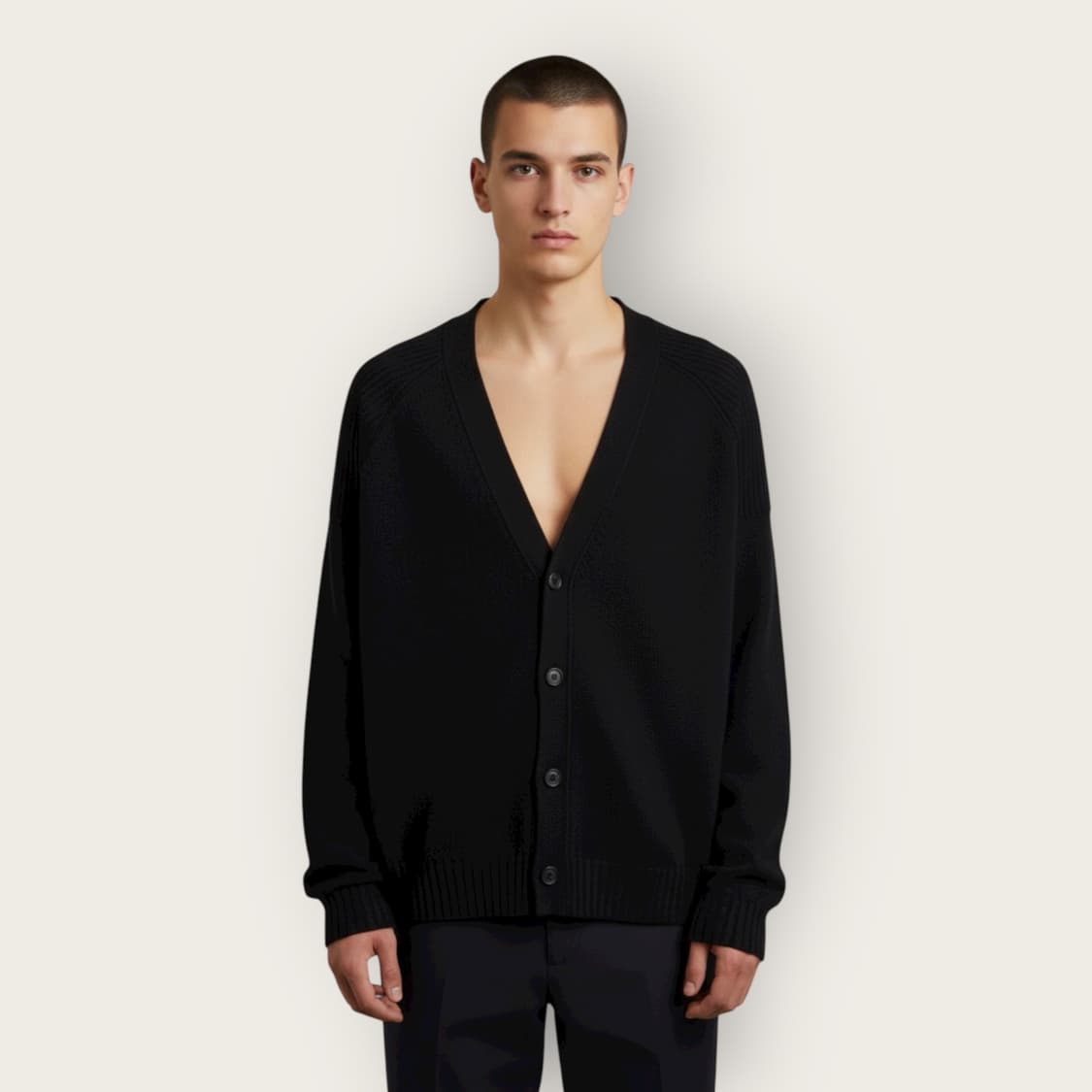 M/ 준지 23FW 팬시얀 오버 가디건 상품이미지1